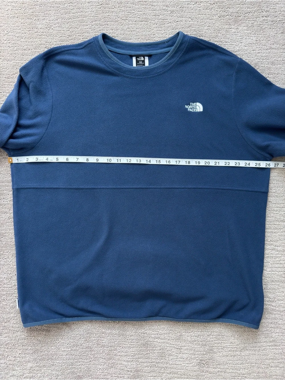 The North Face Men’s Alpine Polartec Crewneck Fleece Blue XXL Outdoor Hiking